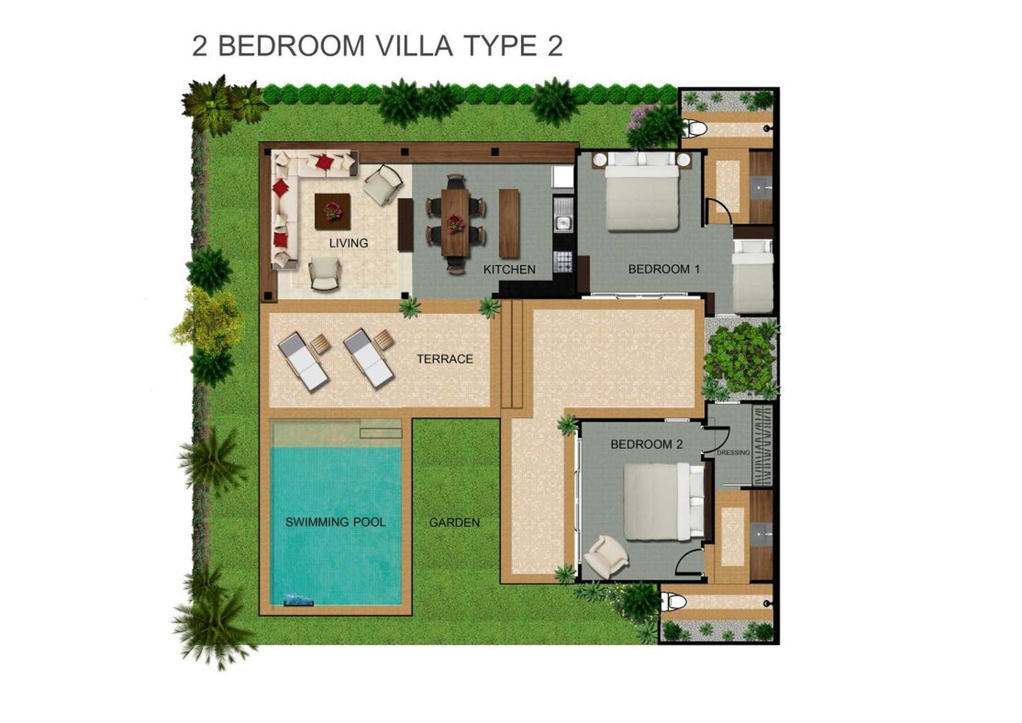 Alanta Pool Villa Ko Lanta Zimmer foto